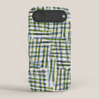 Abstract Linocut Pattern #8 iPhone Case Gallery Image 2