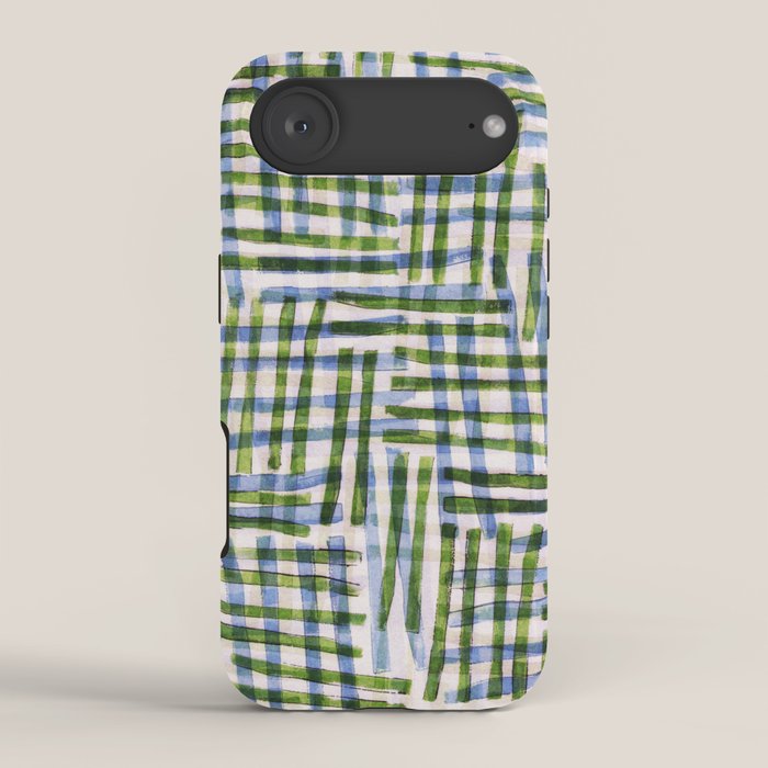 Abstract Linocut Pattern #8 iPhone Case Gallery Image 2