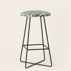 Abstract Linocut Pattern #8 Stool Gallery Image 1