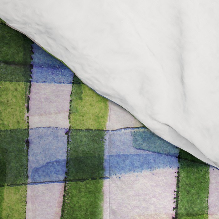 Abstract Linocut Pattern #8 Comforter Gallery Image 4