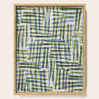 Abstract Linocut Pattern #8 Serving Tray Gallery Image 1