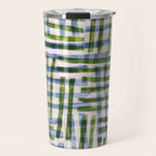 Abstract Linocut Pattern #8 Travel Mug Gallery Image 1