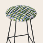Abstract Linocut Pattern #8 Stool Gallery Image 2