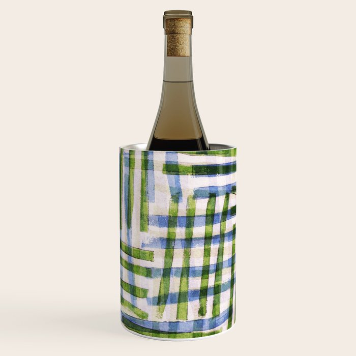 Abstract Linocut Pattern #8 Wine Chiller Gallery Image 2