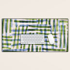Abstract Linocut Pattern #8 Desk Mat Gallery Image 1