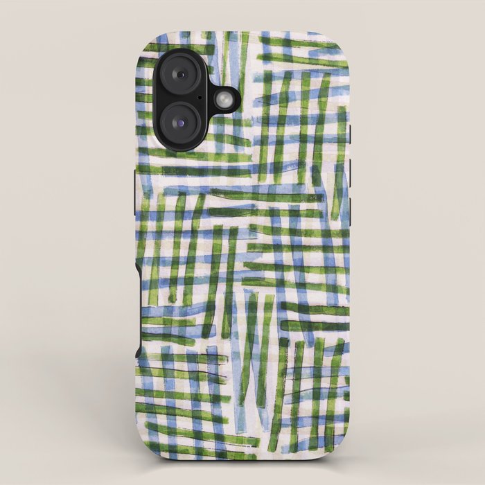 Abstract Linocut Pattern #8 iPhone Case Gallery Image 1