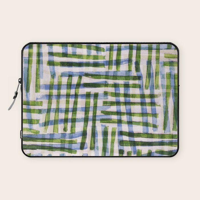 Abstract Linocut Pattern #8 Laptop Sleeve Gallery Image 1