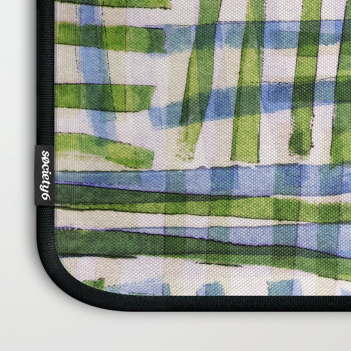 Abstract Linocut Pattern #8 Laptop Sleeve Gallery Image 3
