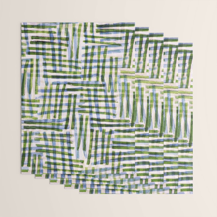 Abstract Linocut Pattern #8 Wrapping Paper Gallery Image 3