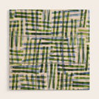Abstract Linocut Pattern #8 Wood Wall Art Gallery Image 1