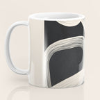 Black and White  Abstract Line Art  2 Coffee Mug Gallery Image 3