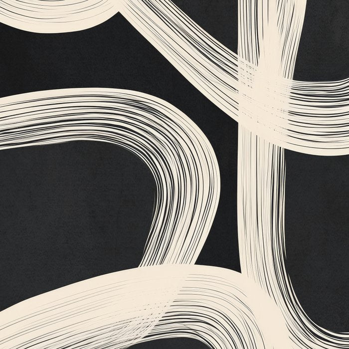Black and White  Abstract Line Art  2 Coffee Mug Gallery Image 2