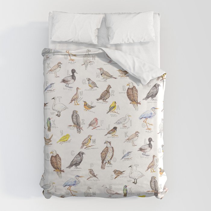 Birds of the Pacific Northwest Duvet Cover