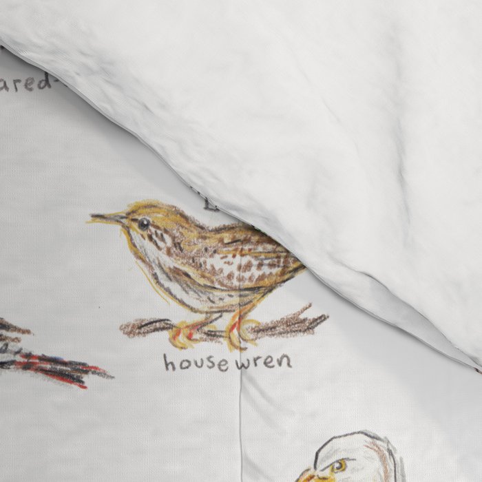 Birds of the Pacific Northwest Comforter Gallery Image 4