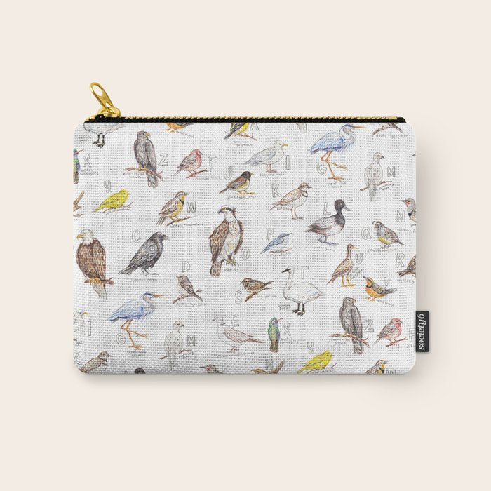 Birds of the Pacific Northwest Carry All Pouch Gallery Image 1