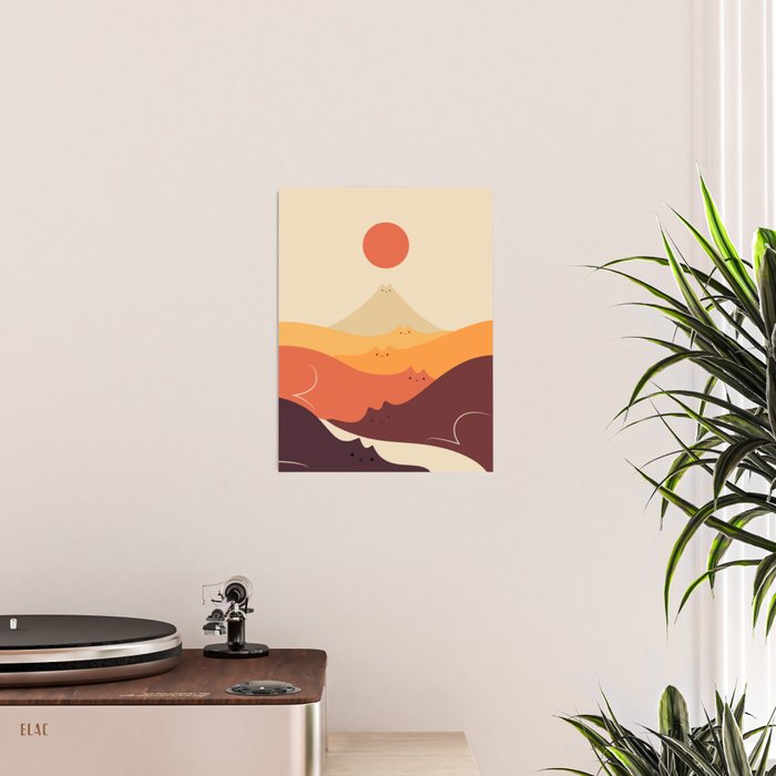 Cat Landscape 87 Poster Gallery Image 2
