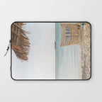 Summer Holiday Beach Photo | Aruba Island Ocean View Art Print | Caribbean Nature Travel Photography Laptop Sleeve Gallery Image 1