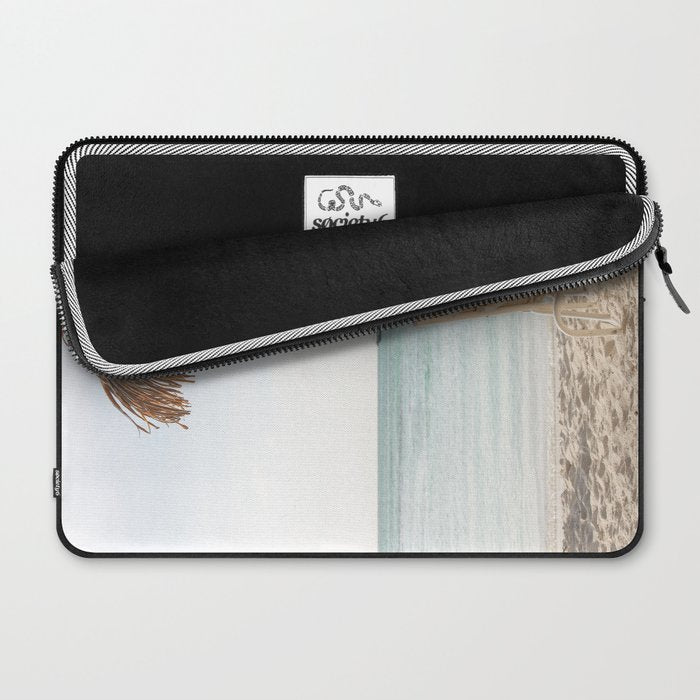 Summer Holiday Beach Photo | Aruba Island Ocean View Art Print | Caribbean Nature Travel Photography Laptop Sleeve Gallery Image 2