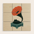 Grameowphone Wood Wall Art Gallery Image 1