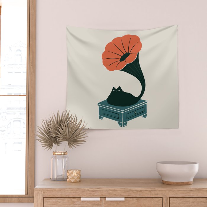 Grameowphone Wall Tapestry Gallery Image 2