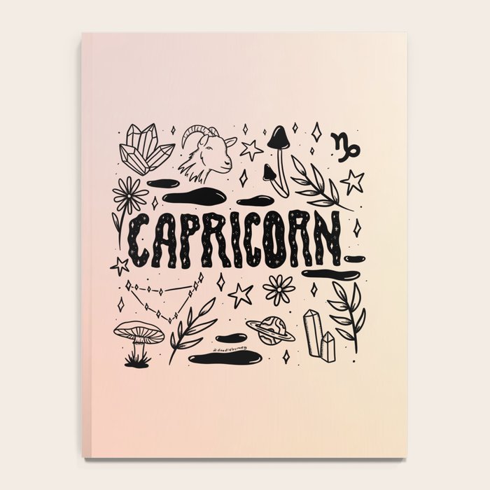 Celestial Capricorn Notebook Gallery Image 4