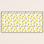 Yellow Tulips | Watercolour Pattern Desk Mat Gallery Image 3