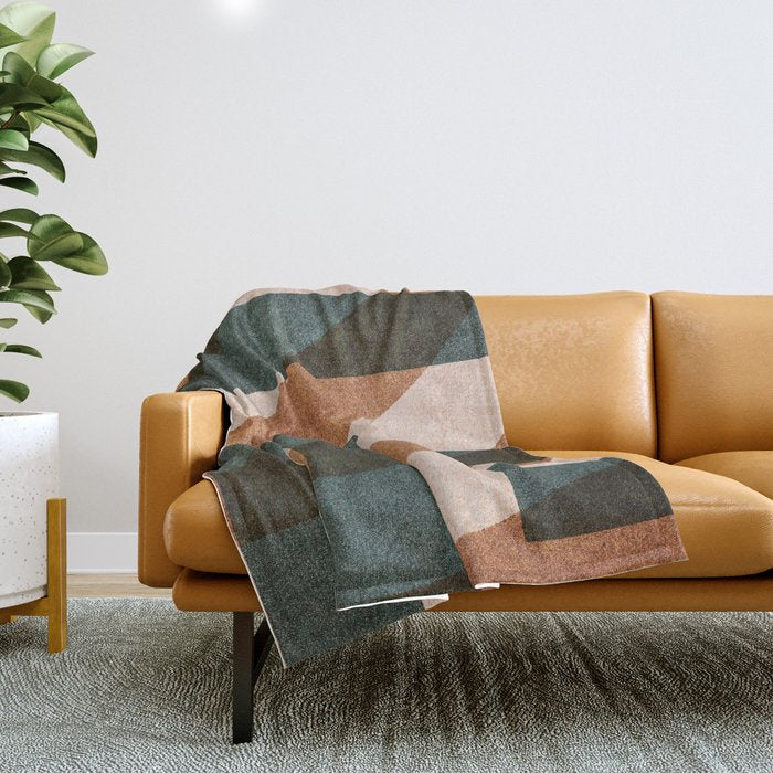 ABSTRACT ALPHABET / Decorative H Throw Blanket Gallery Image 1