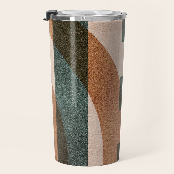 ABSTRACT ALPHABET / Decorative H Travel Mug Gallery Image 3