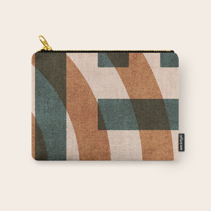 ABSTRACT ALPHABET / Decorative H Carry All Pouch Gallery Image 1
