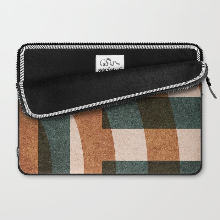 ABSTRACT ALPHABET / Decorative H Laptop Sleeve Gallery Image 2