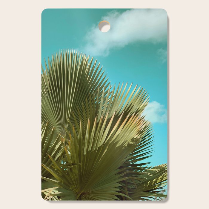 Cuban Palm and Clouds Cutting Board Gallery Image 1