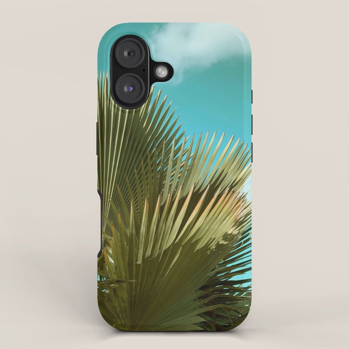 Cuban Palm and Clouds iPhone Case Gallery Image 1