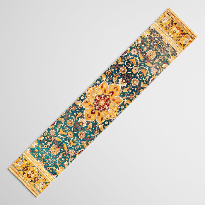Amritsar Punjab Northwest Indian Rug Print Table Runner Gallery Image 3