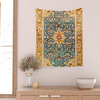 Amritsar Punjab Northwest Indian Rug Print Wall Tapestry Gallery Image 2