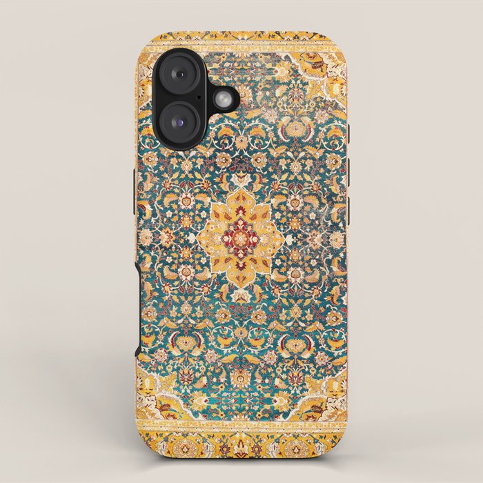 Amritsar Punjab Northwest Indian Rug Print iPhone Case Gallery Image 1