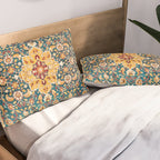 Amritsar Punjab Northwest Indian Rug Print Pillow Sham Gallery Image 2