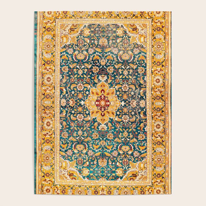 Amritsar Punjab Northwest Indian Rug Print Poster Gallery Image 4