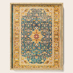 Amritsar Punjab Northwest Indian Rug Print Serving Tray Gallery Image 1