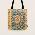 Amritsar Punjab Northwest Indian Rug Print Tote Bag Gallery Image 1