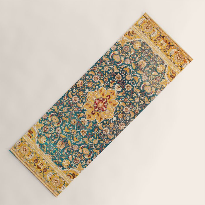 Amritsar Punjab Northwest Indian Rug Print Yoga Mat Gallery Image 1