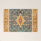 Amritsar Punjab Northwest Indian Rug Print Welcome Mat Gallery Image 1