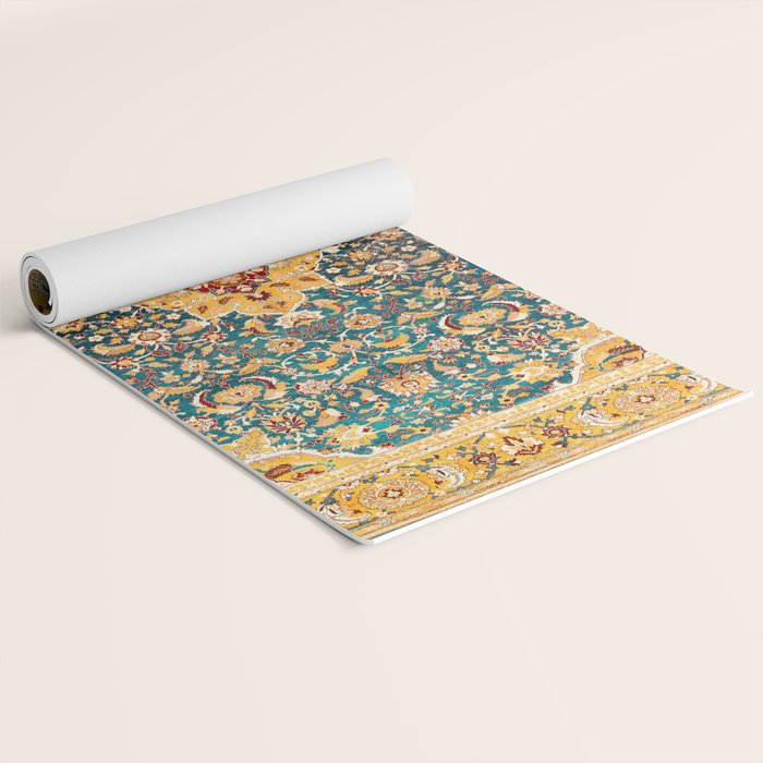 Amritsar Punjab Northwest Indian Rug Print Yoga Mat Gallery Image 2