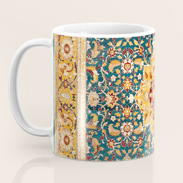 Amritsar Punjab Northwest Indian Rug Print Coffee Mug Gallery Image 3