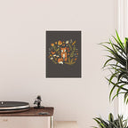 Fox in an Autumn Garden Poster Gallery Image 2
