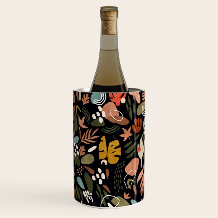 Abstract shapes of dark modern nature Wine Chiller Gallery Image 2