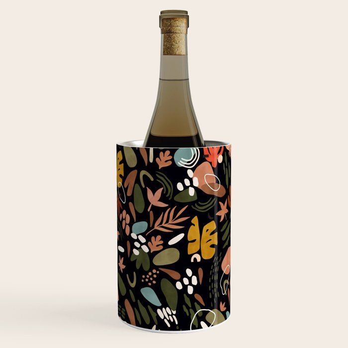 Abstract shapes of dark modern nature Wine Chiller Gallery Image 3