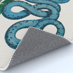 Albertus Seba Snakes Blue Snake  Rug Gallery Image 4