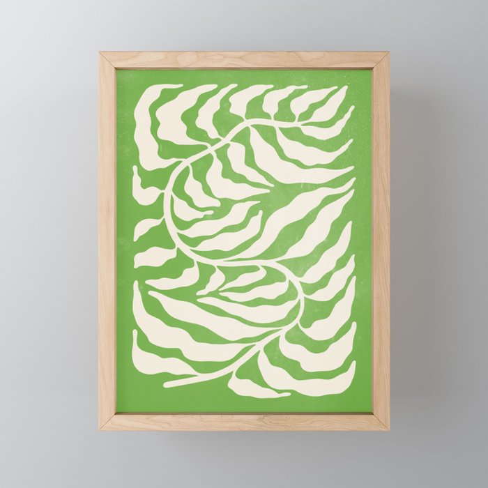 Wild Ferns: Forest Green Edition Mini Art Print Gallery Image 1