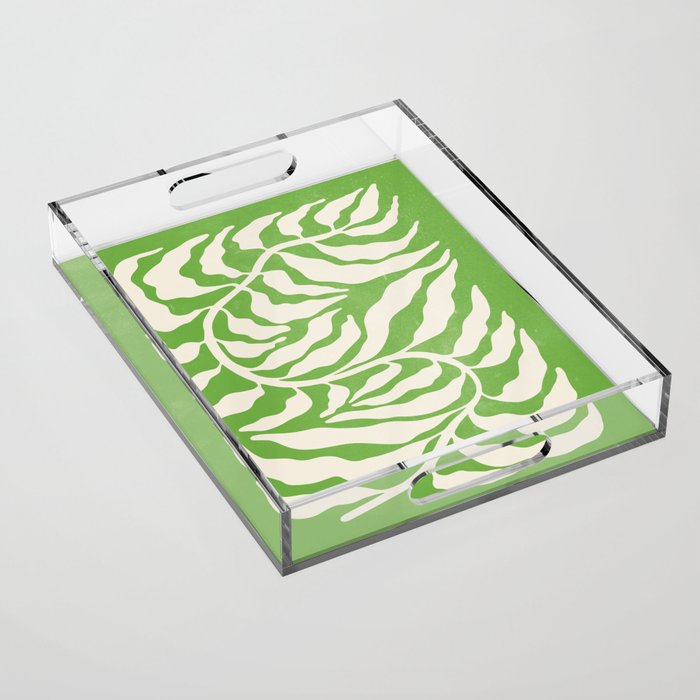 Wild Ferns: Forest Green Edition Acrylic Tray Gallery Image 1