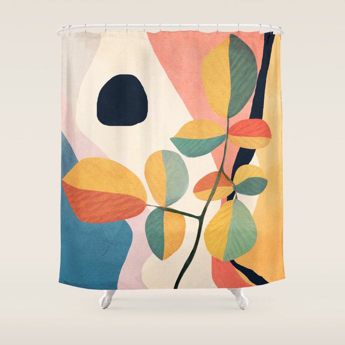Colorful Branching Out 28 Shower Curtain Gallery Image 1